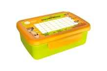 Zdravá sváča box Rozvrh hodin zelená/žlutá